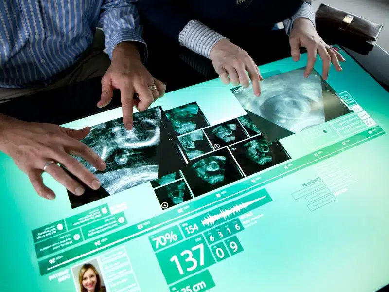 Le tactile dans les hôpitaux