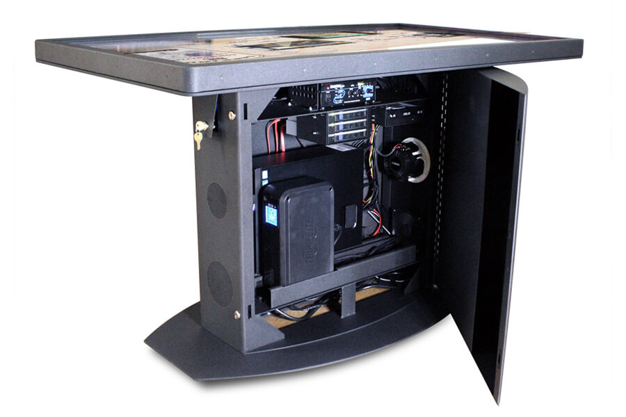 configuration informatique de pointe sur table interactive 55 pouces