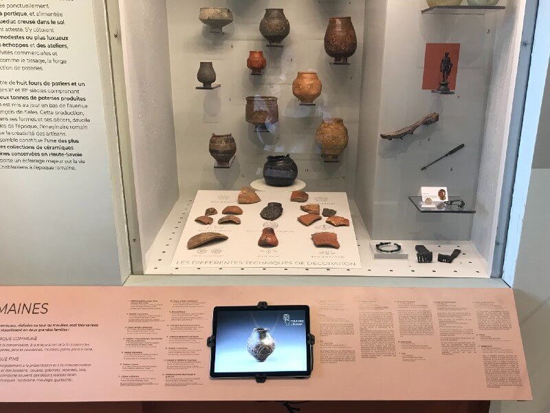 Tablette tactile musée ville de thonon