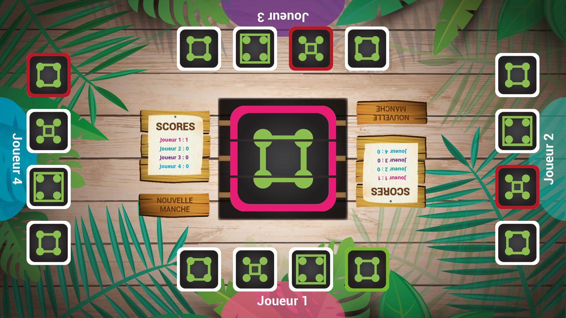 Application tactile Jungle Speed multitouch