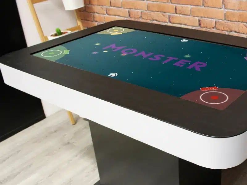 Entreprise Monster, borne tactile avec Multitouch Gaming Suite