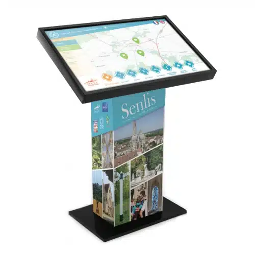 Borne tactile pour l'office de tourisme de Senlis