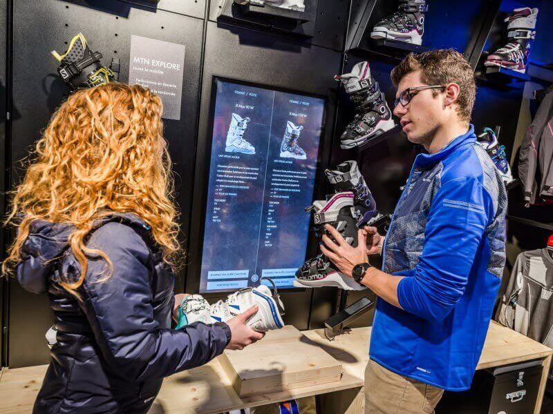 Transformation digitale, la digitalisation des boutiques Salomon