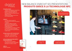New Balance enrichit ses présentations grâce à la technologie NFC