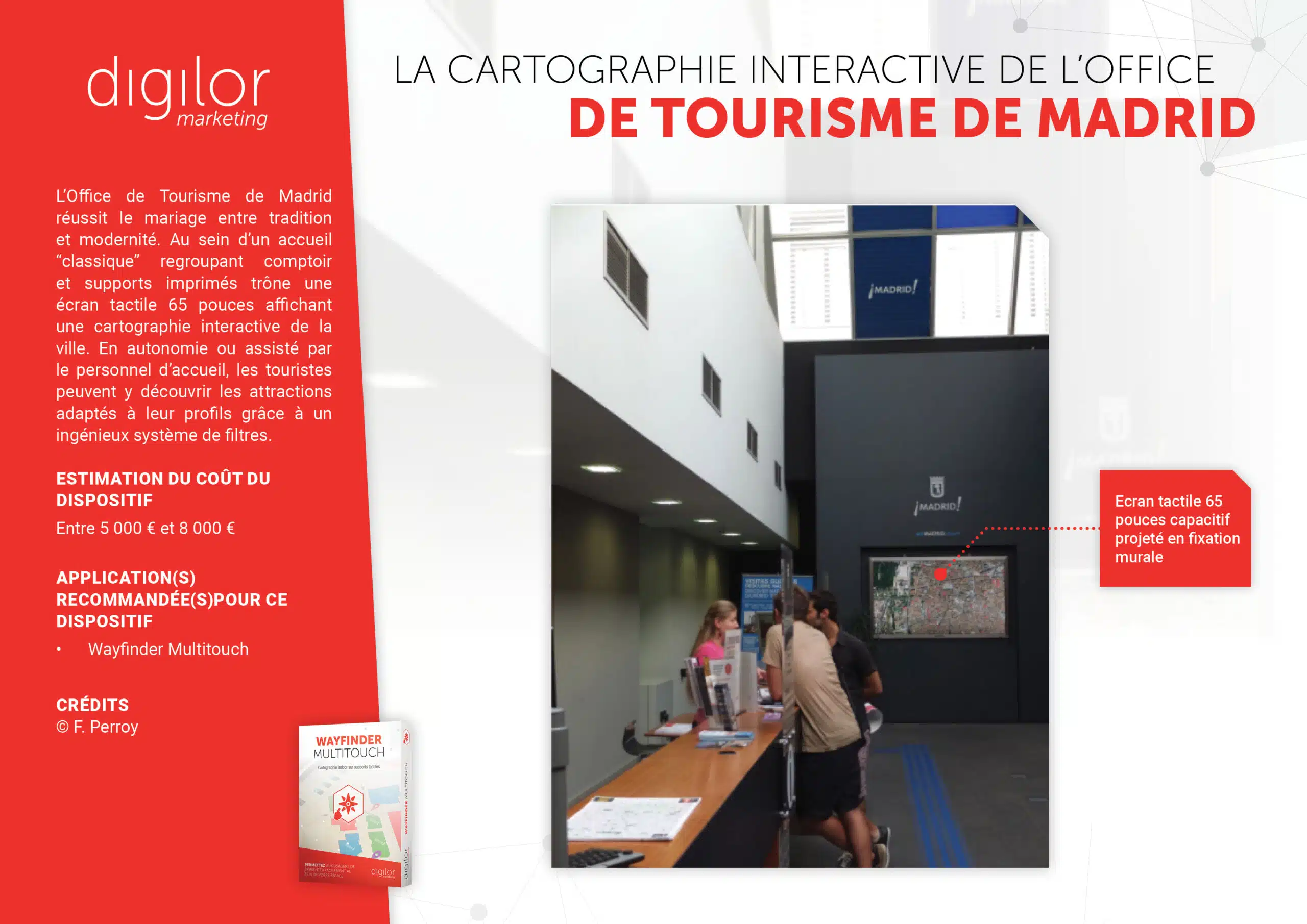 La cartographie interactive de l'Office de Tourisme de Madrid