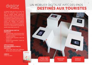 Un mobilier digitalisé avec des iPads destinés aux touristes
