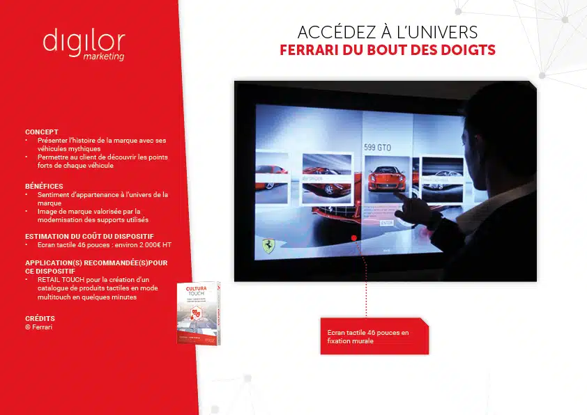 Accédez à l'univers Ferrari du bout des doigts