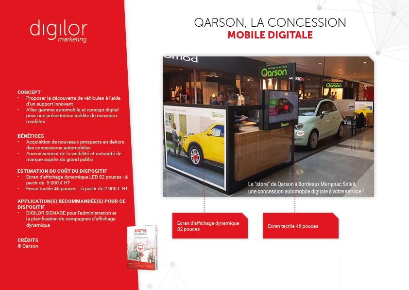 Qarson, la concession mobile digitale