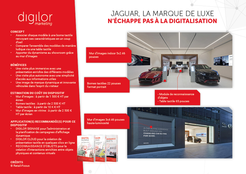 Jaguar, la marque de luxe n'échappe pas à la digitalisation