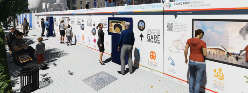 Borne travaux publics information, le digital s'invite sur les chantiers