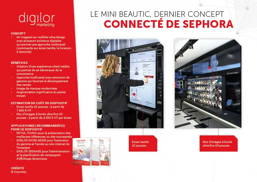 Le Mini Beautic, dernier concept connecté de Sephora