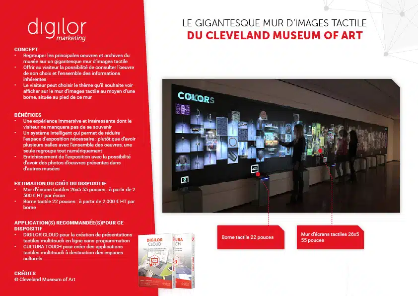 Le gigantesque mur d’images tactile du Cleveland Museum of Art