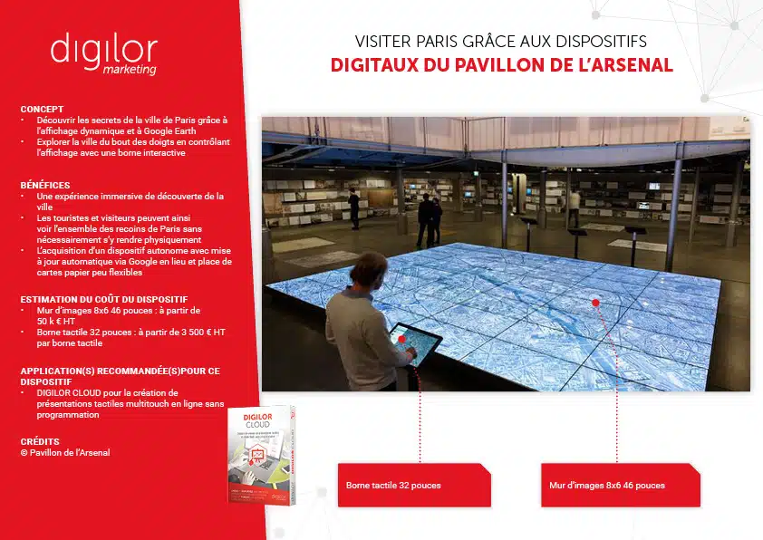 Visiter Paris grâce aux dispositifs digitaux du Pavillon de l’Arsenal