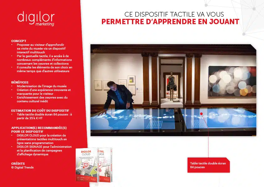 Ce dispositif tactile va vous permettre d’apprendre en jouant