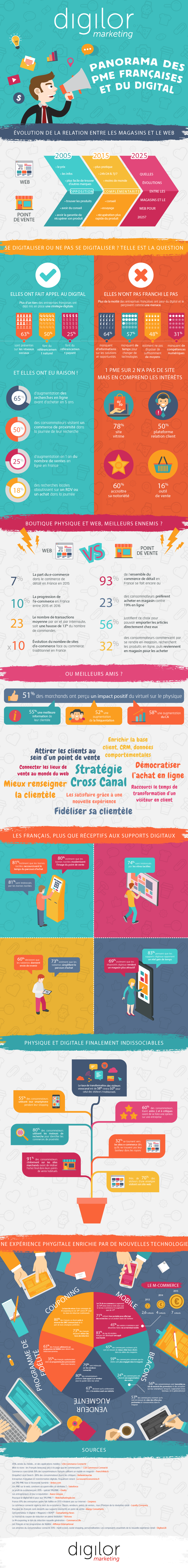 Infographie : Les PME françaises et le digital