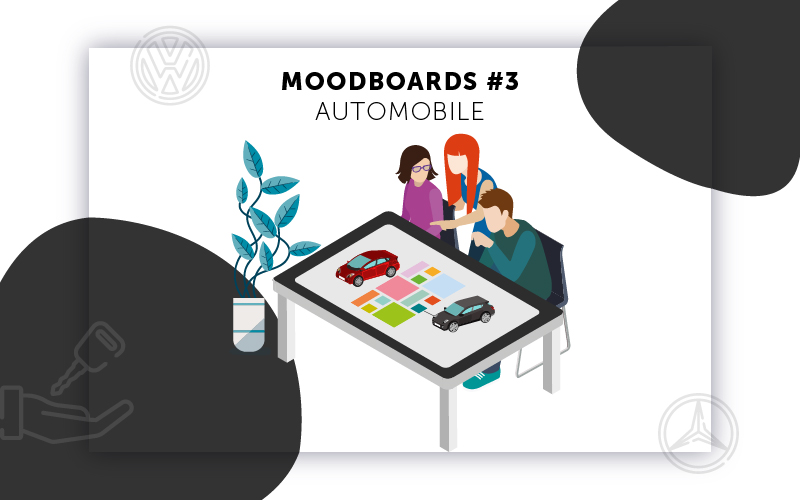 Moodboards digitalisation Automobile sélection 3