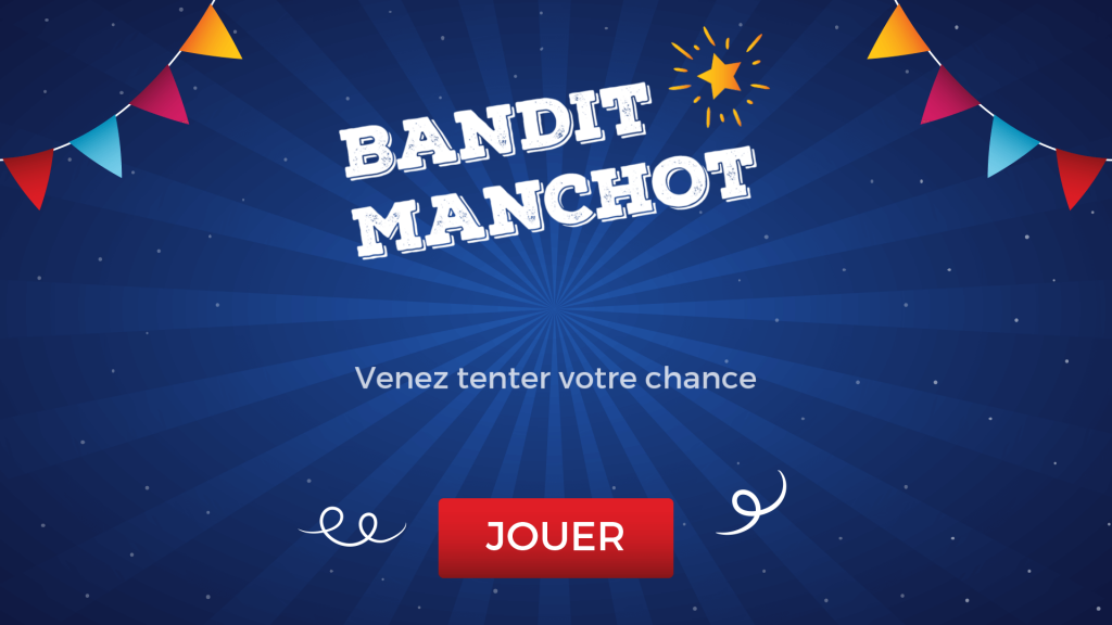 Application tactile bandit manchot, instant gagnant