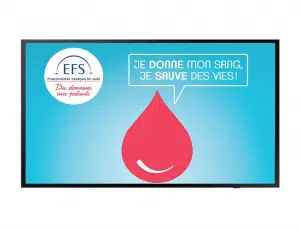 Ecran AD salle attente 55 pouces