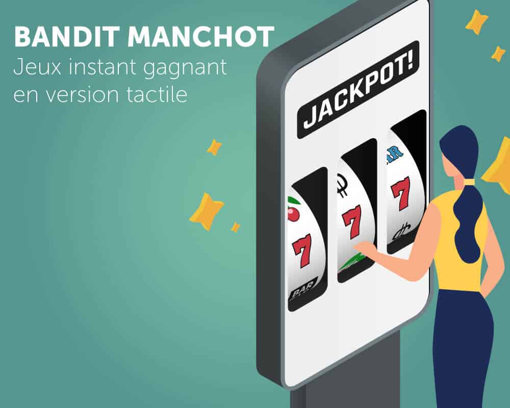 Application tactile bandit manchot