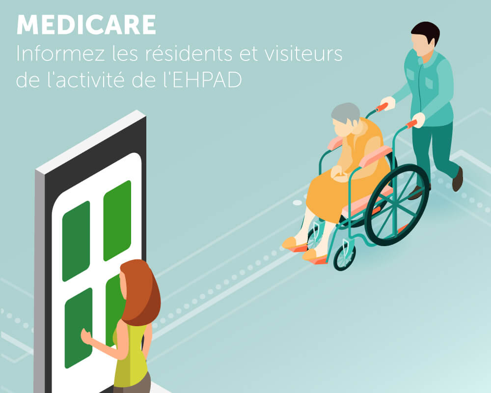 Application tactile Medicare EHPAD