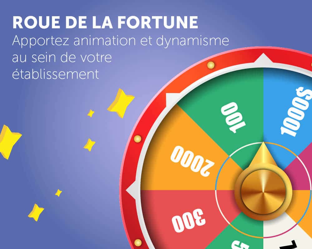 Roue Du Hasard Personnalisable En Ligne Gratuit Application tactile Roue de la Fortune, instant gagnant