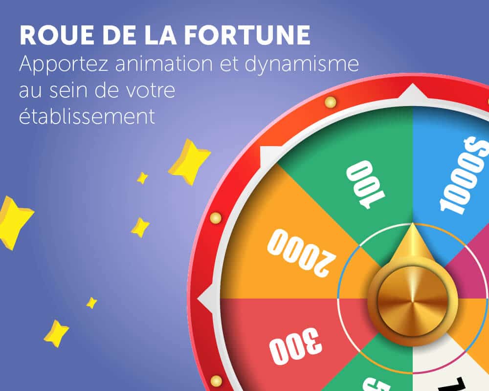 Application tactile roue de la fortune