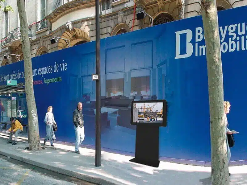Borne tactile interactive de chantier : le digital s'invite sur les chantiers