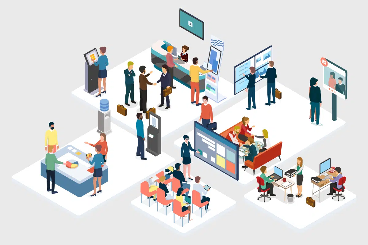 plan interactif entreprise digitale