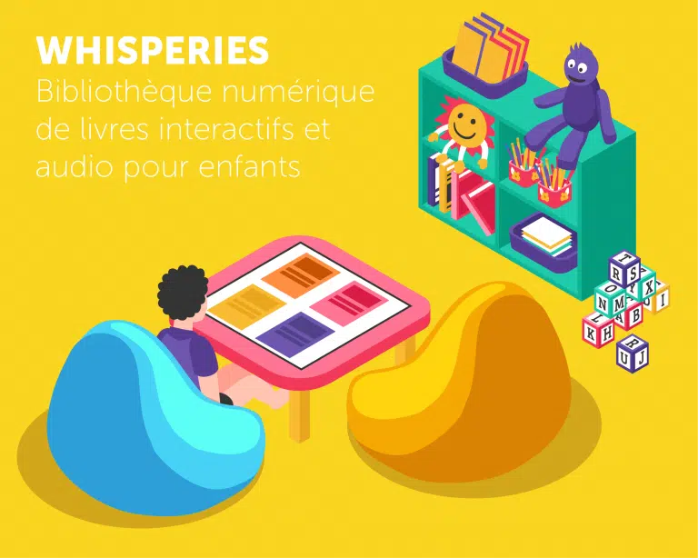 Application tactile Whisperies