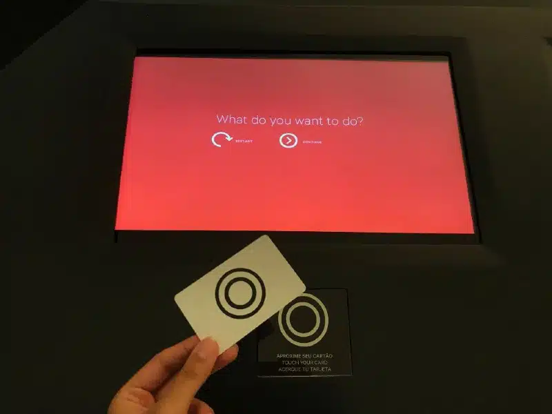 FinTechn, utilisation d'une carte RFID dans le Musée de Demain à Rio de Janeiro