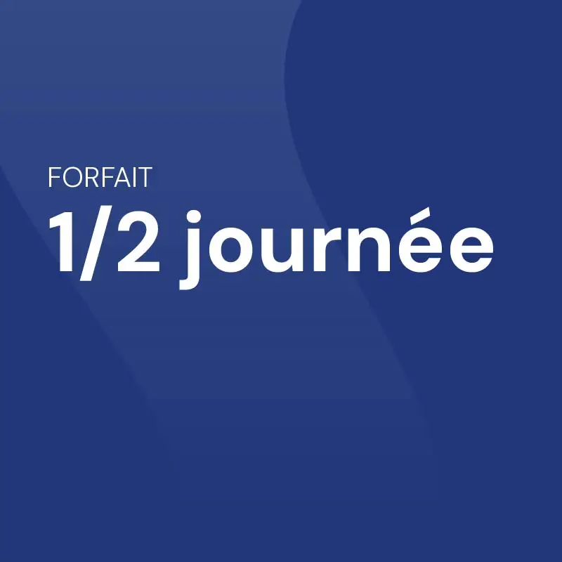 Forfait assistance forfait 1/2 journée