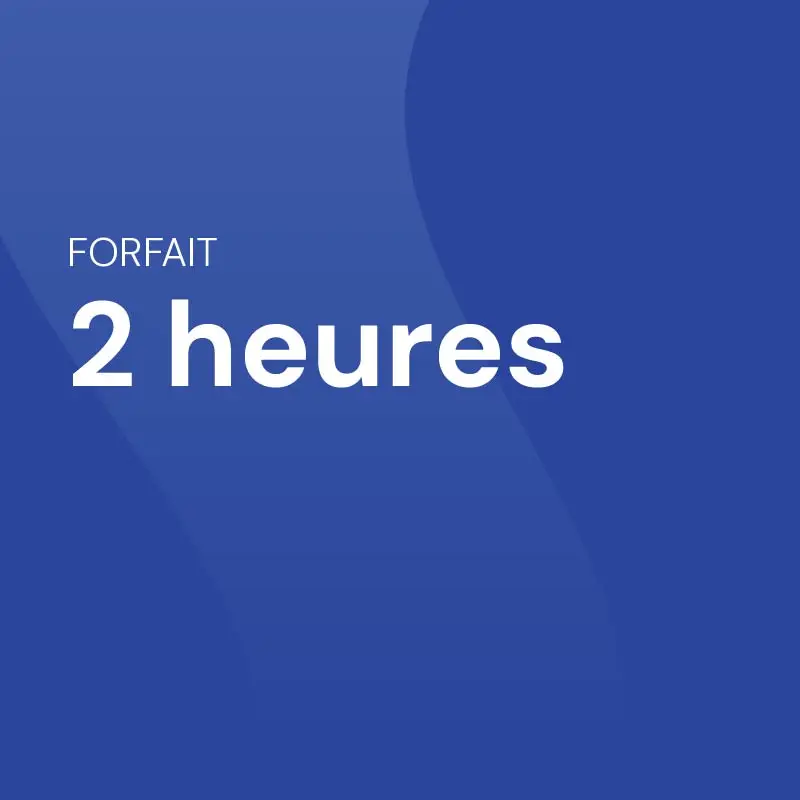 Forfait assistance forfait 2 heures