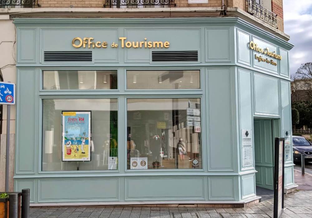 Office de tourisme Eughien les Bains écran vitrine