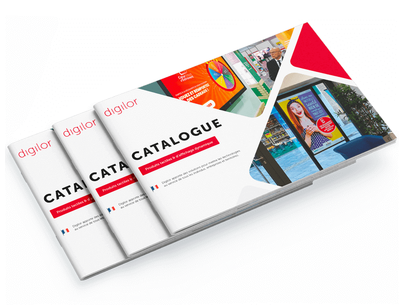 Catalogue produits tactiles et solutions d'affichage DIGILOR