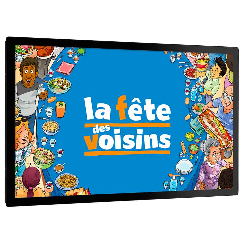 Building News Écran d'affichage dynamique 32 pouces