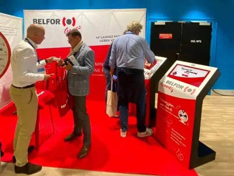 Digitalisation des événements : Livre d'or interactif pour événement d'entreprise avec jeu, stand innovant lors d'un salon