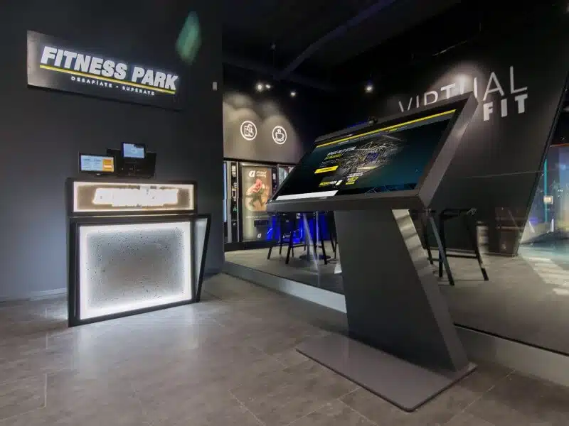 Borne tactile abonnement salle de sport
