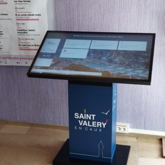 Borne écran tactile Mairie de Saint-Valery-en-Caux