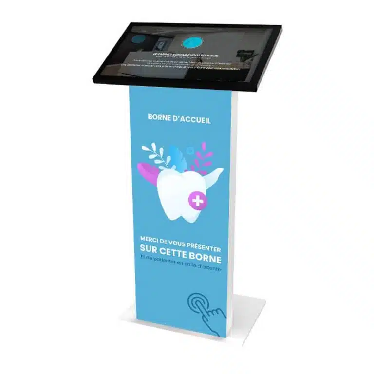 Borne tactile accueil soft plus 27 pouces
