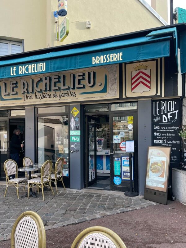 Chevalet numérique Restaurant Le Richelieu