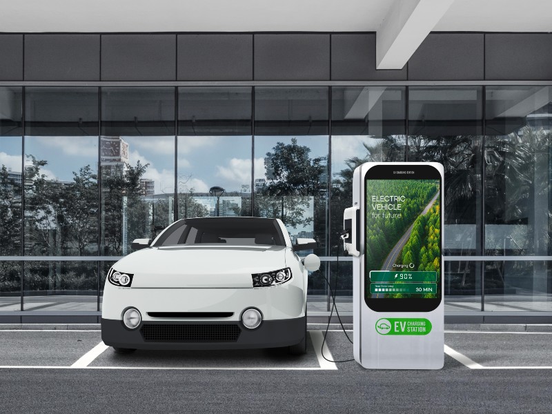 Écran d'affichage dynamique pour voitures électriques