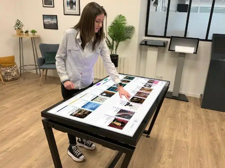 Table numérique application liseuse PDF