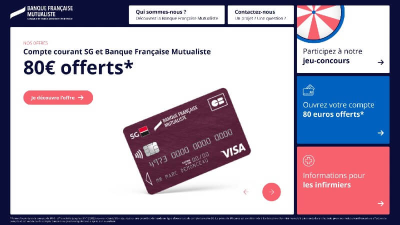 Borne tactile pour la banque française mutualiste