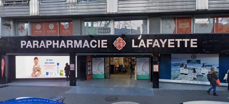 Mur LED pour la pharmacie Lafayette de Toulouse