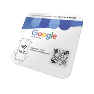 Plaque NFC Avis Google