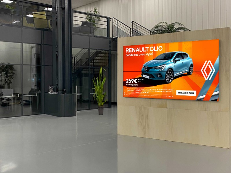 mur d'images pour Renault