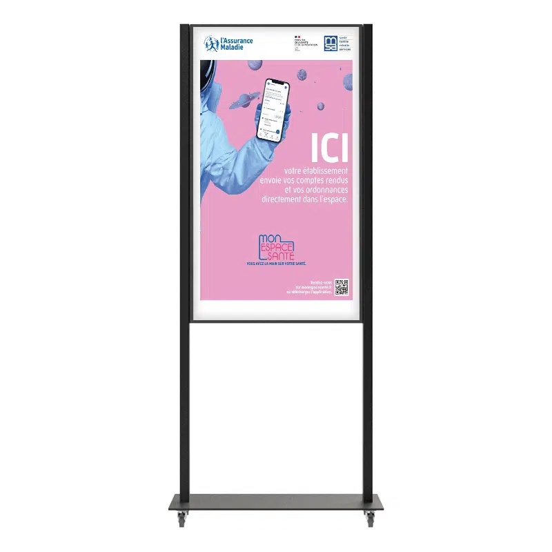 Ecran vitrine Haute Luminosité pour Pharmacie