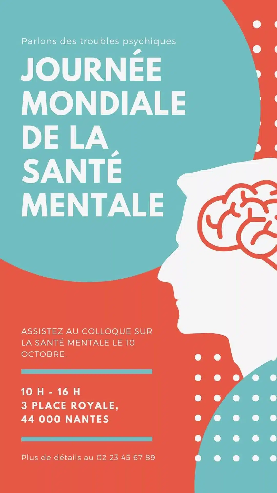 Exemple de visuel pour un écran de sensibilisation pour pharmacie ou parapharmacie