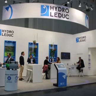 Salon agri technica location borne pour Hydro Leduc