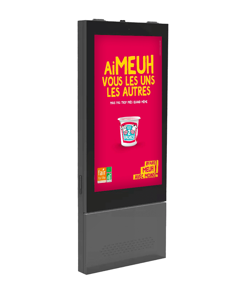 écran extérieur - totem plus - 55 pouces